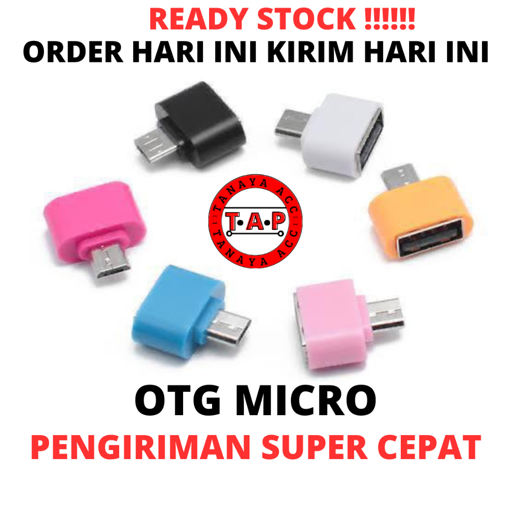 Otg Micro Usb Otg Mini Conector Konverter Fast Data Transfer Murah TANAYAACC