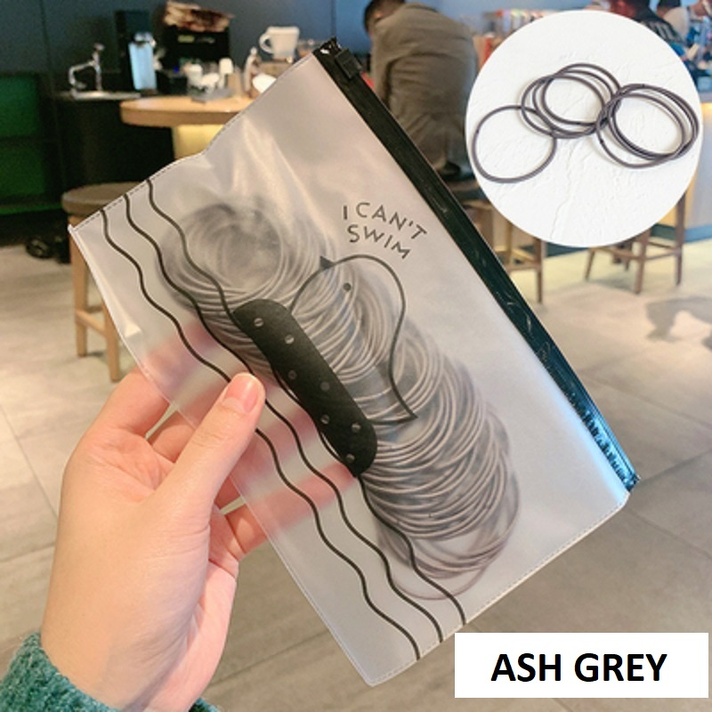 [Isi 100pcs] Ikat rambut gelang korea murah elastis (KIM)