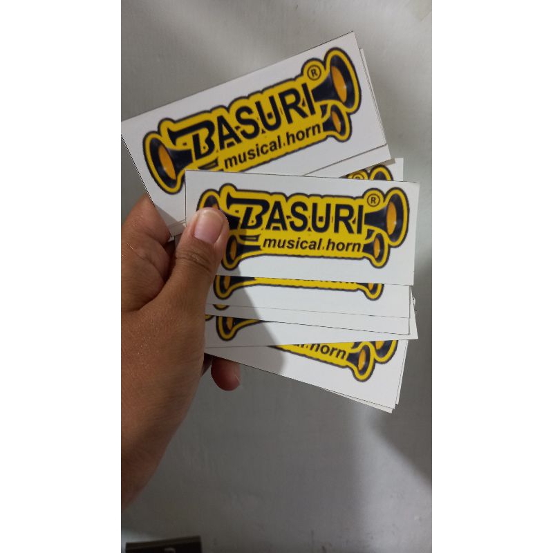 5 stiker bus sticker bis Basuri horn