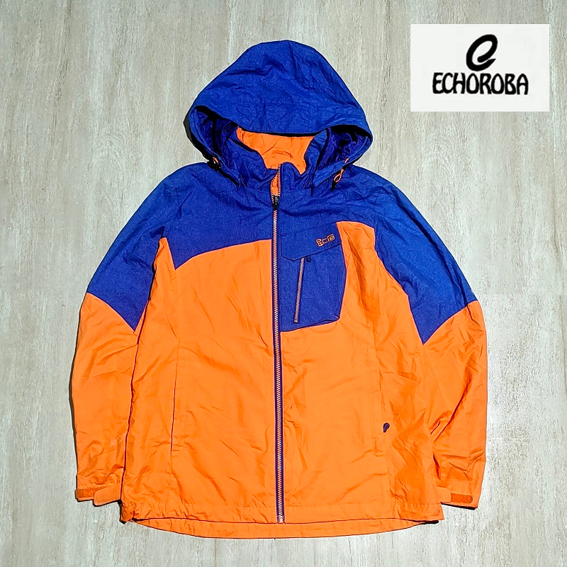 Jaket Echoroba Pria Thrift Sport Jacket Second Preloved Branded Original Kondisi 90% Bagus