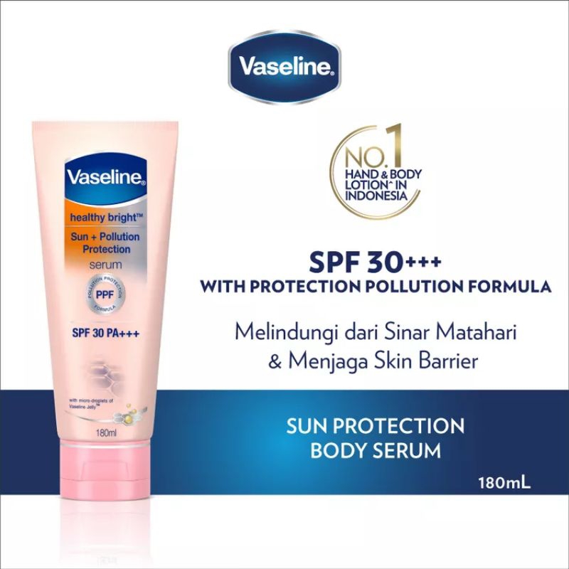 Vaseline Healty Bright Sun + Pollution Protection Serum 180ml