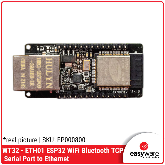 WT32 ETH01 ESP32 Serial Port to Ethernet WiFi Bluetooth WT32-ETH01 v1.2