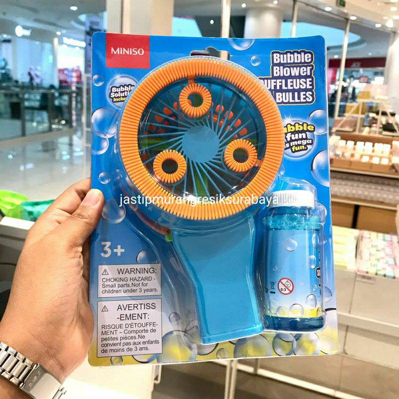 HANDHELD BUBBLE BLOWER MINISO MAINAN MINISO MAINAN BUBBLE