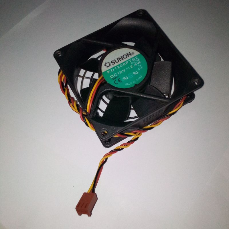 KIPAS FAN 8CM ORIGINAL SUNON KD1208PTB2 12V 2.4W 3PIN GARANSI