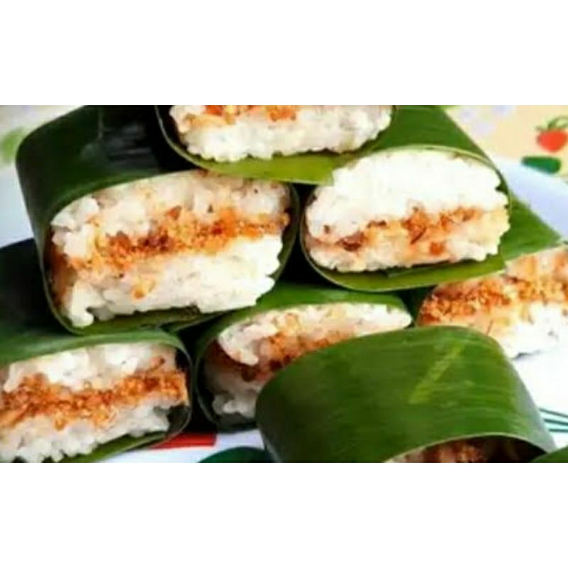 

lemper ayam dan lemper abon snack box cemilan kue basah