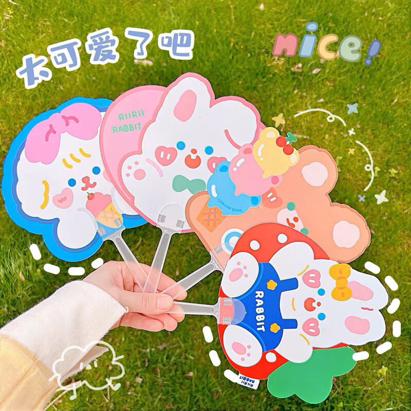 READY STOCK BISA COD - KIPAS TANGAN MINI LIPAT PORTABEL HADIAH SOUVENIR AKSESORIS FASHION KARAKTER KARTUN HEWAN BERUANG KELINCI LUCU ANAK PEREMPUAN KAWAII GAYA REMAJA CEWEK IDOL KPOP KOREA FANCY ELEGAN MEWAH VIRAL MURAH IMPOR PREMIUM AESTHETIC