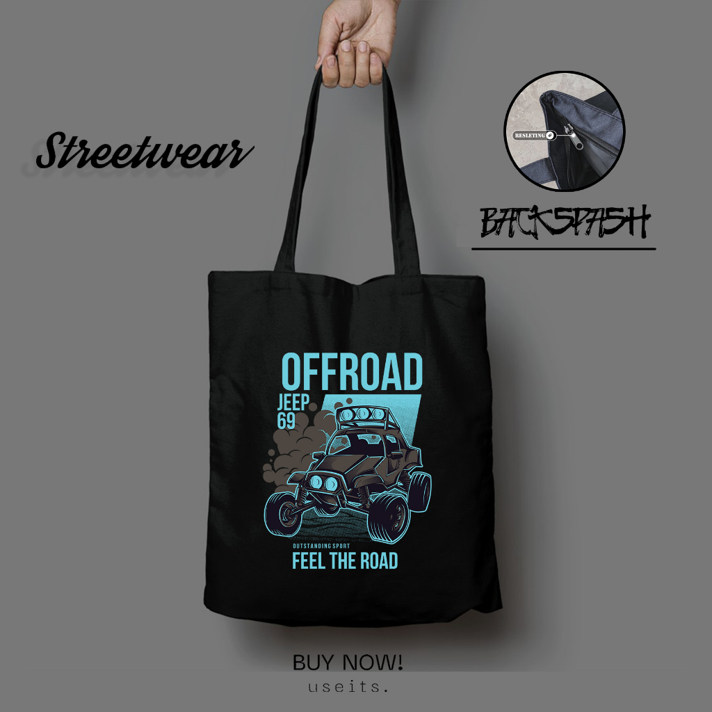 Tas Totebag Streetwear Custom Pria Wanita - STREETWEAR (03)