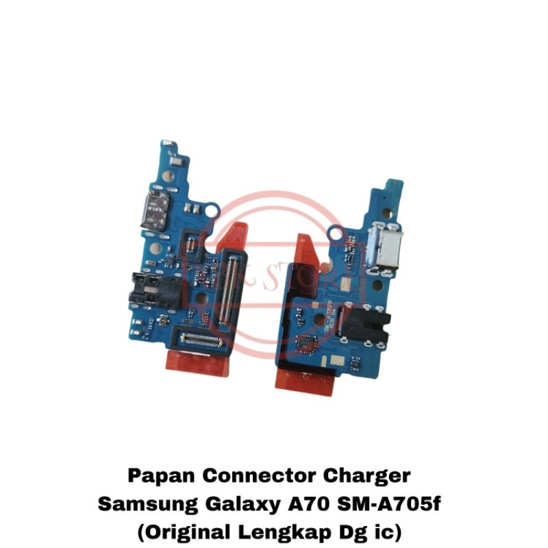 Papan Connector Charger Samsung Galaxy A70 A705f Pcb Konektor Cas Original