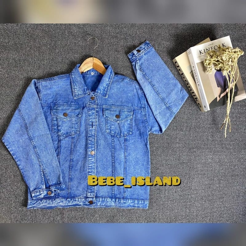 JAKET JEANS WANITA // JAKET BIONDY CEWEK PREMIUM