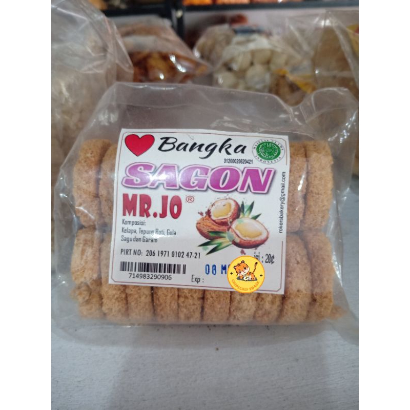 

KUE SAGON BANGKA BULAT KECIL CAP MR JO - KUE BANGKA / SNACK BANGKA / SNACK KHAS BANGKA