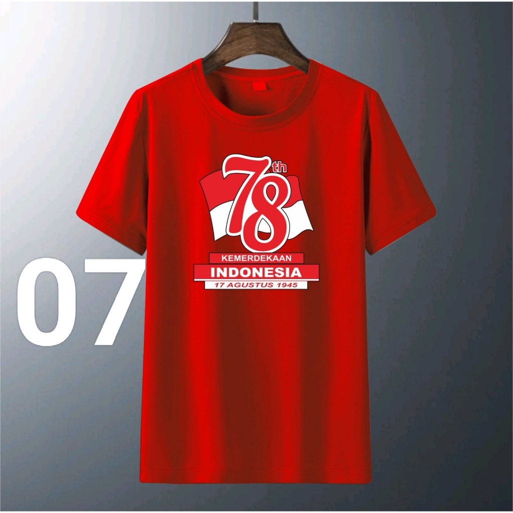 ((IB))KAOS DEWASA 17 AGUSTUS/HUT RI DIGITAL SABLON