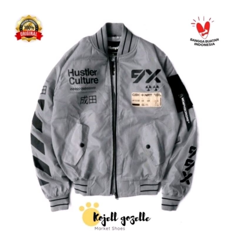 Memphis Technical Bomber Jacket Narita Space Grey