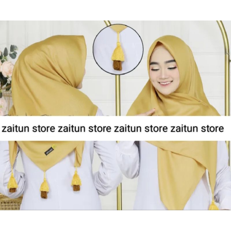 jilbab/hijab SEGI EMPAT ANSANIA SQUARE HIJAB Shinar Glamour Jambul Tassel / Jilbab Hijab Kerudung Segiempat Tassel 2 Susun Sinar glamor WARNA TERENGKAP