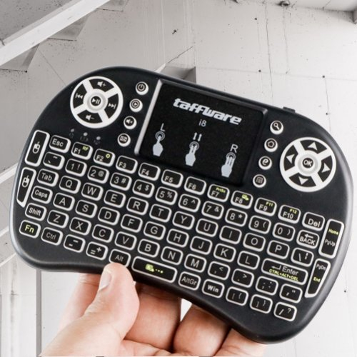 Air Mouse Wireless Mini Keyboard RGB 2.4GHz Touch Pad Remote Control Xbox 360 / PS3 Otras Consolas PCS Notebooks Tablets Smart TVS (2D/3D) Android TV Boxes