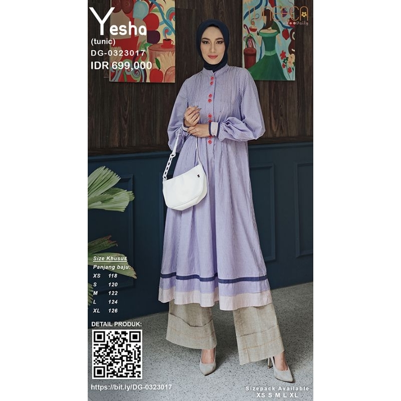 Tuneeca Daily DG-0323017 Yesha Femme Hour Tunik Diskon Sale Promo