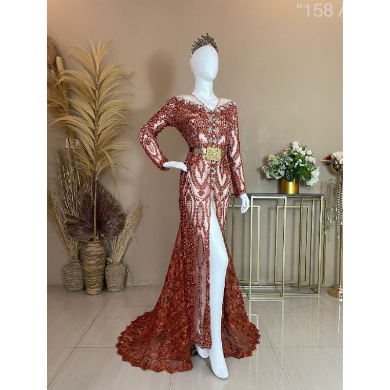 KEBAYA AKAD FULL PAYET//KEBAYA AKAD BEREKOR//GAUN PENGANTIN//KEBAYA