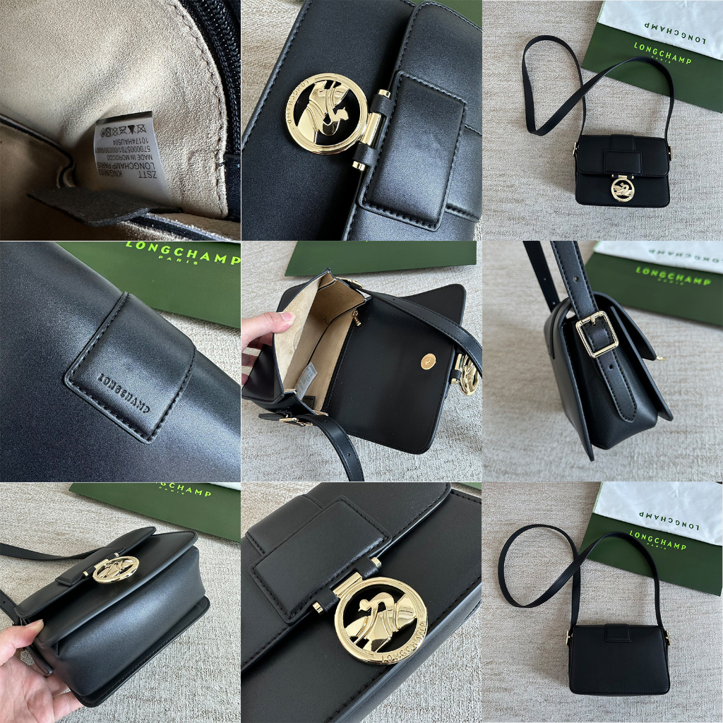 Ori Long-champ 2023 NEW Cowhide Material Ladies Shoulder Bag Messenger Bag