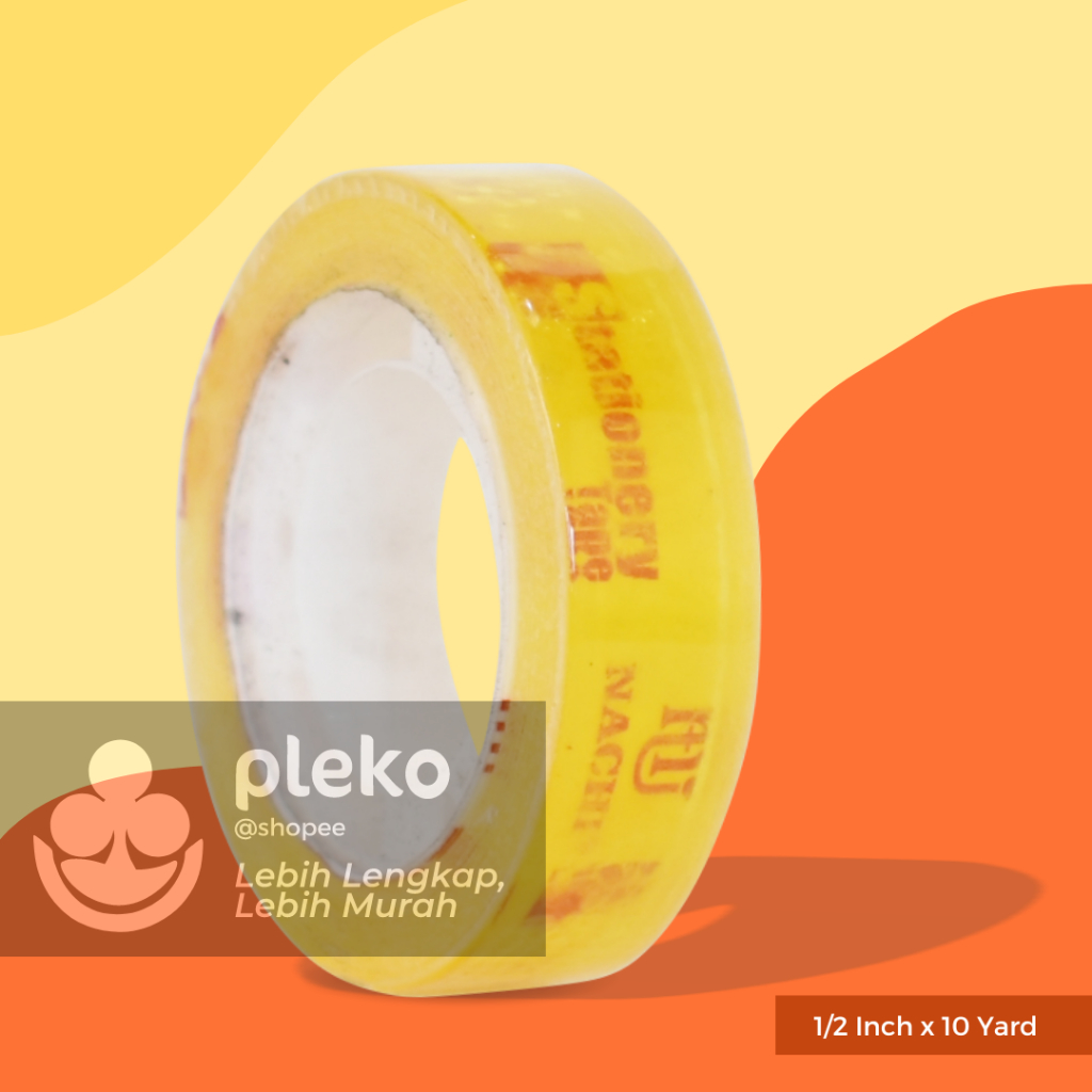 

Nachi Selotip Bening 1/2 Inch x 10 Yard Solatip / Isolasi / Stationery Tape