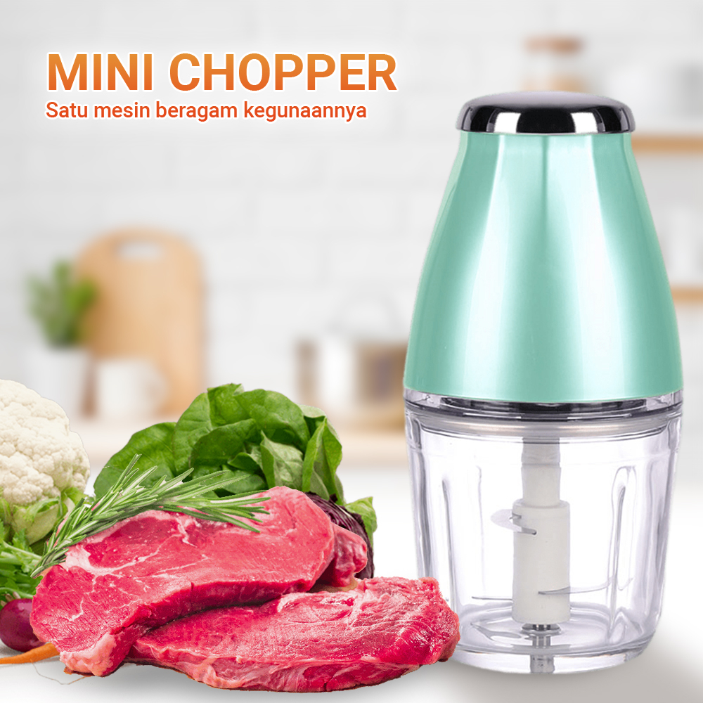 Blender Penggiling Daging Portable Berkualitas Terbaik/Mini Chopper  Matrix Kaca/ FP-116