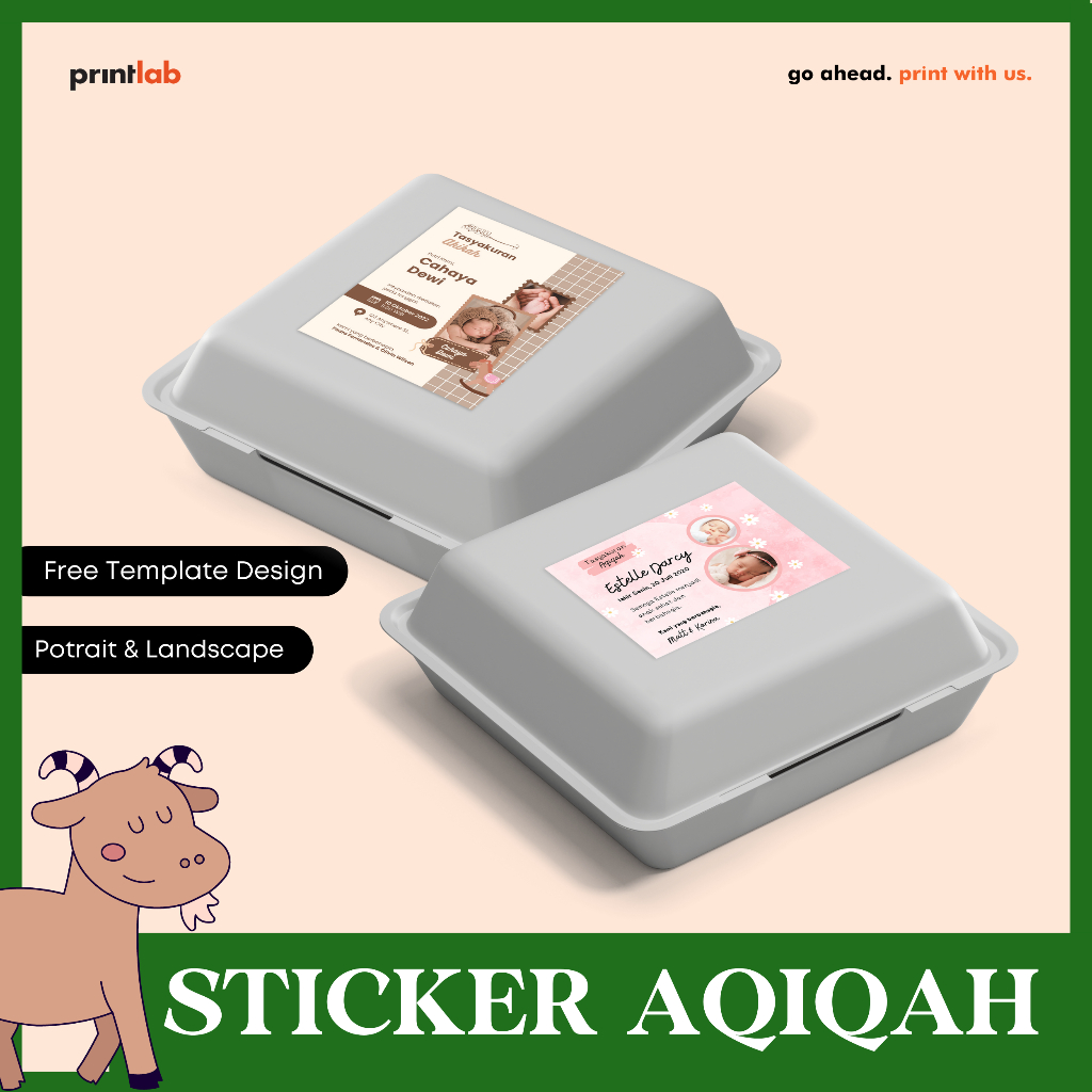 

Stiker Tasyakuran Aqiqah Custom / Cetak Kartu Sticker Aqiqah Lucu