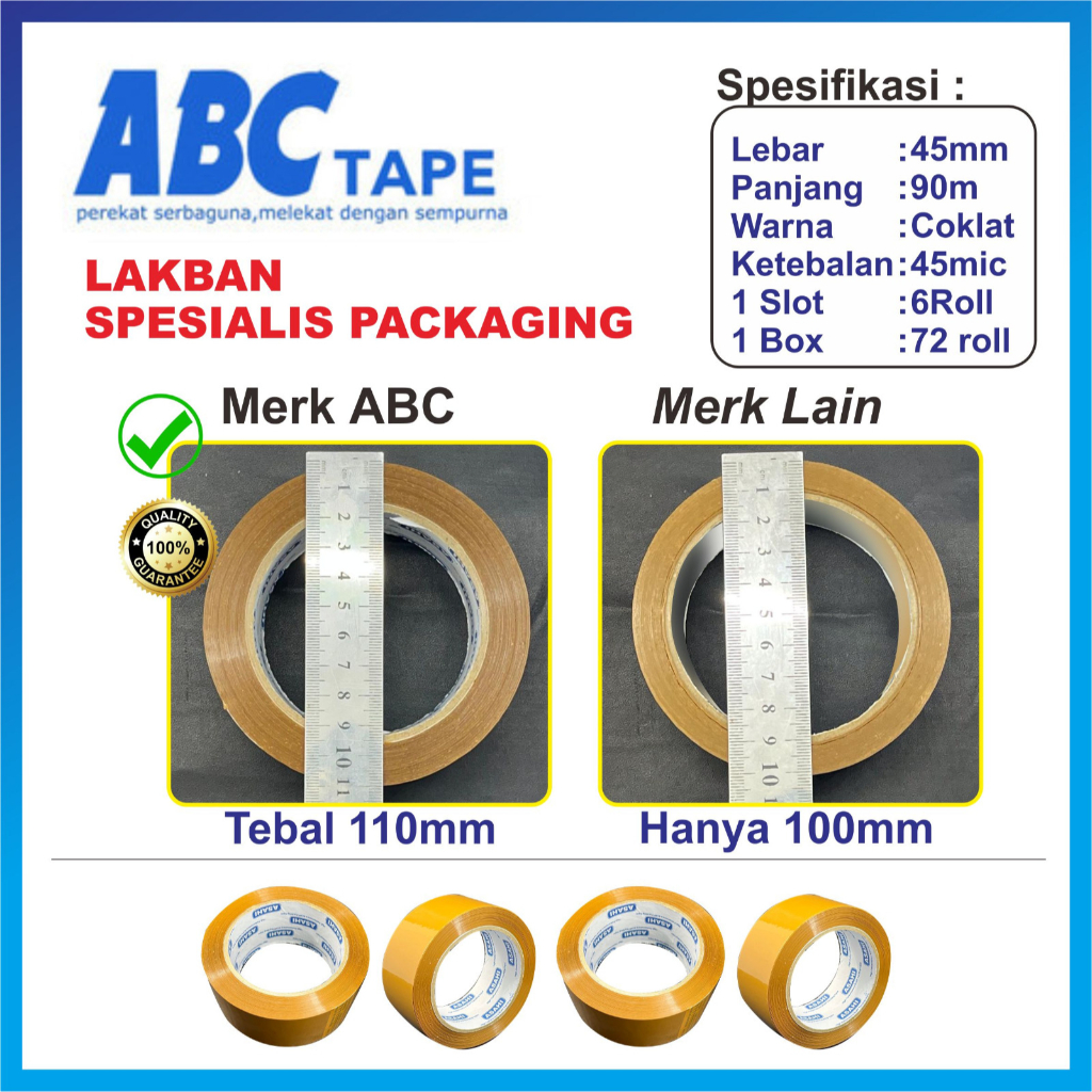 ABC TAPE - LAKBAN SPESIALIS PACKAGING