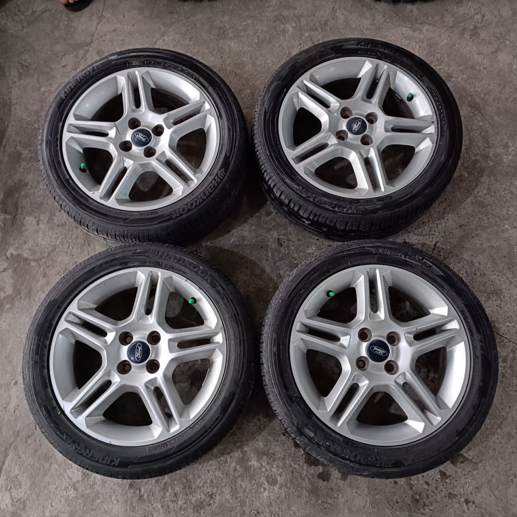 Velg Mobil Bekas Original Copotan Mobil Ford Fiesta Ring 16 + Ban Seken Hankook