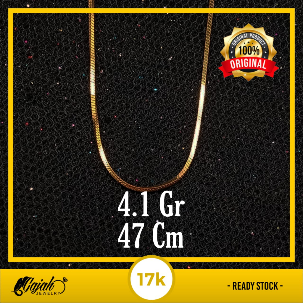 Kalung Emas 17K - 4.1 Gr Kadar 750 - 5233