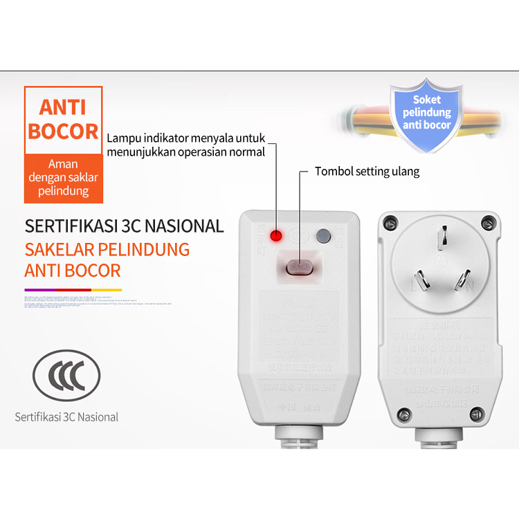 Pemanas Air Water Heater Listrik 40 Liter  3000W  / Heater mandi air panas / Pemanas air kamar mandi