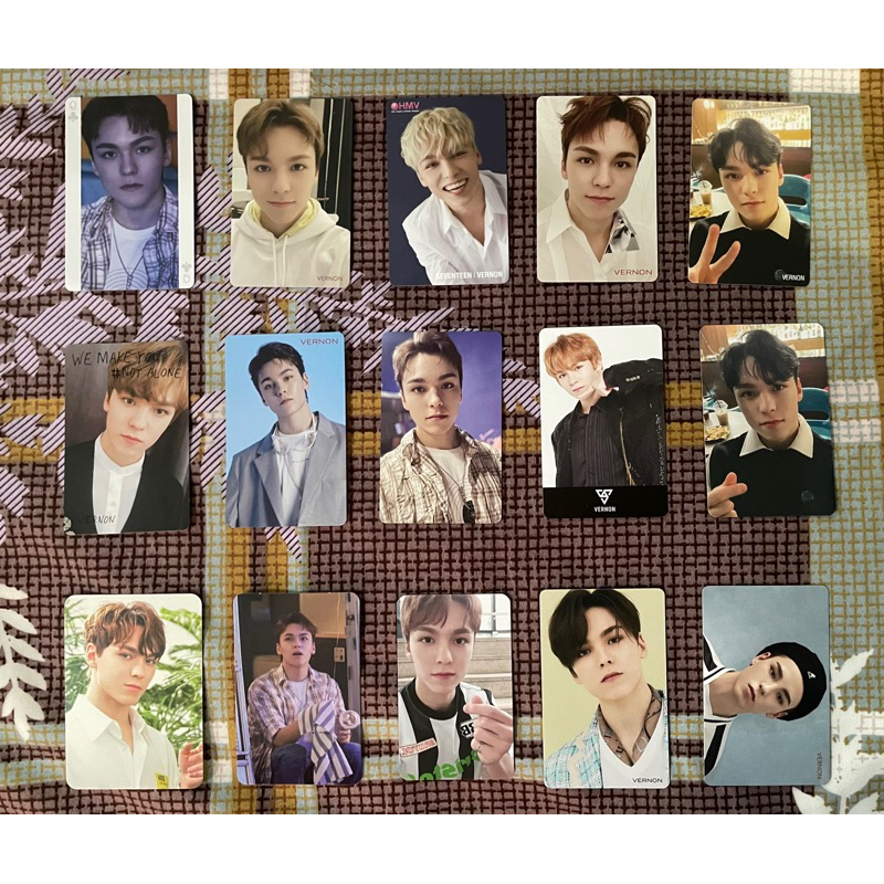 SEVENTEEN Vernon HMV Trump Photocard