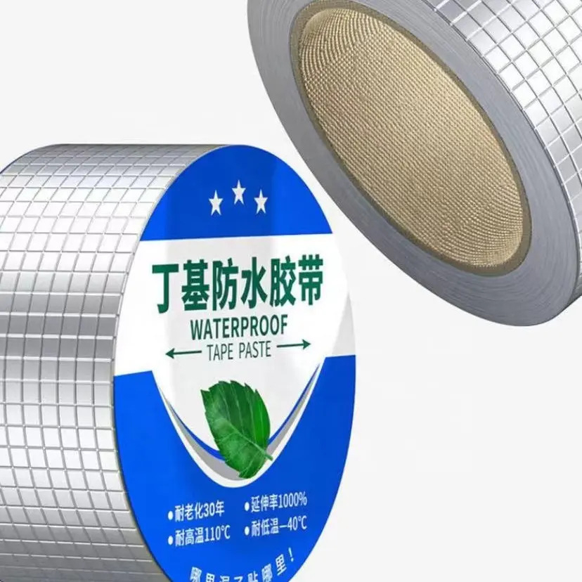 Lakban Aluminium Anti Bocor Waterproof Aluminium Foil Tape 3M Anti Air Lem Perekat Tahan Air Anti Bocor Tahan Panas TERMURAH TERLARIS