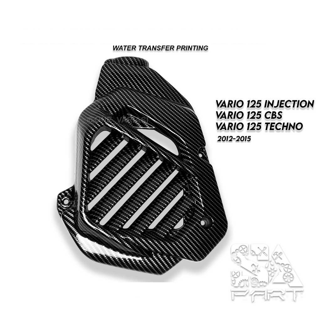 COVER TUTUP RADIATOR CARBON KARBON VARIO 125 OLD VARIO 125 TECHNO