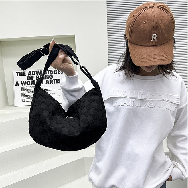 TAS SELEMPANG WANITA IMPORT SLING BAG KOREA KEKINIAN NILON HITAM BRANDED BATAM MURAH JENINE TA827B5 SHOULDER BAHU FASHION PREMIUM SIMPLE CASUAL LUCU TERBARU REMAJA CEWEK