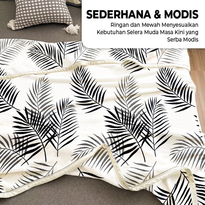 Selimut Dewasa Bulu Halus Premium Size 150x200cm Super Tebal High Quality Polyester Perlengkapan Tidur Rumah Tangga Import - HK610 - ComfortHomes