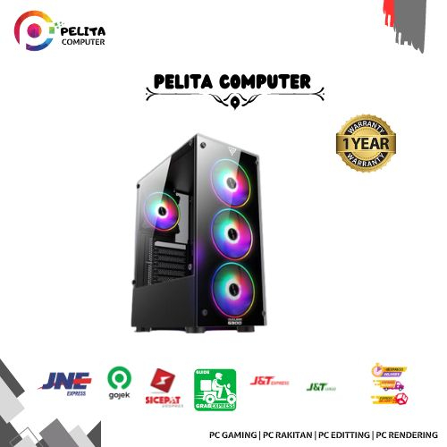 Pc intel i5 10400 ddr 4 16gb ssd 256gb hdd 500gb office kantor all shope rakitan murah komputer computer gen 10