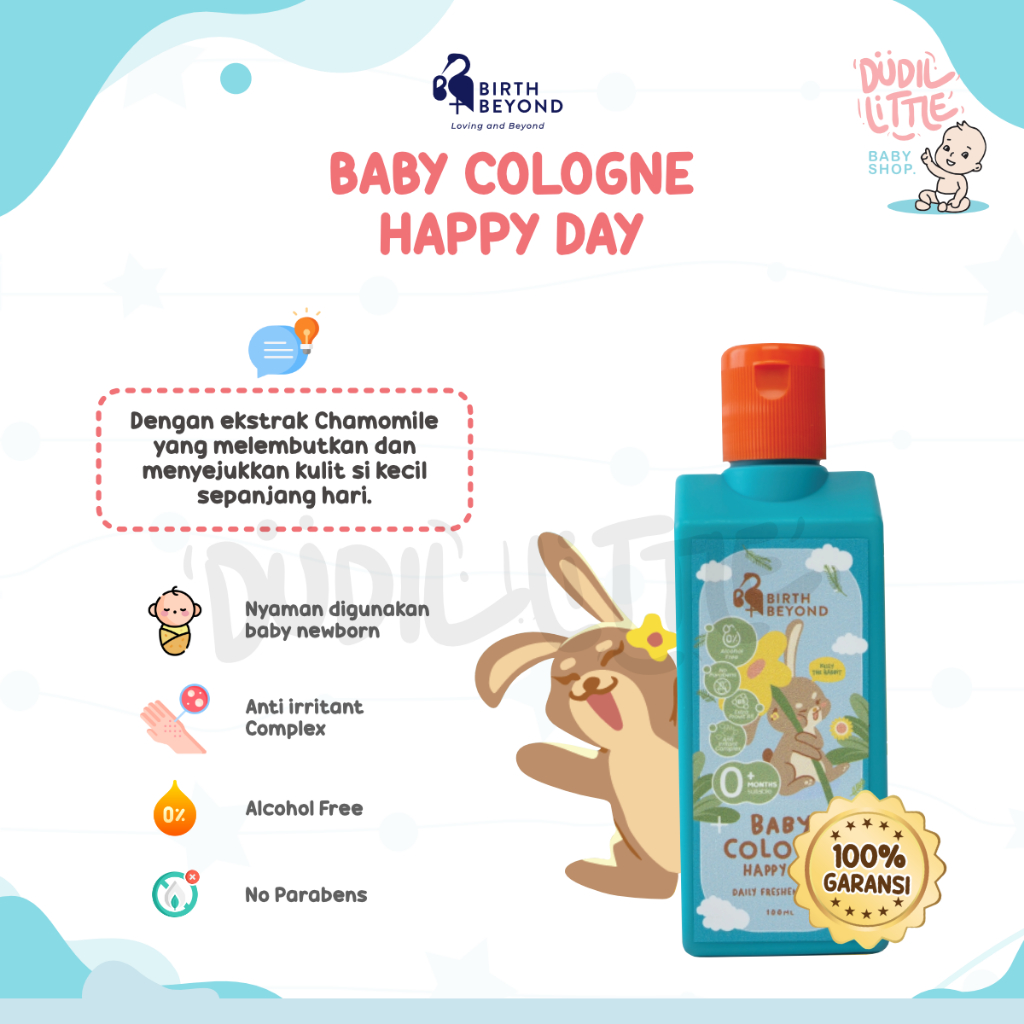 Birth Beyond Baby Cologne Happy Day Ekstrak bunga camomile 100 ML