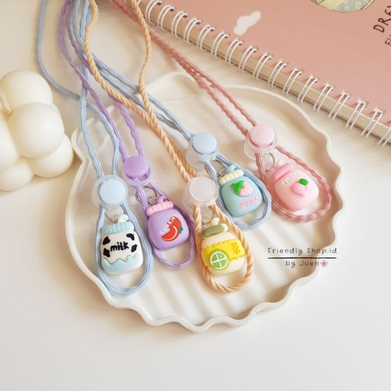 STRAP MASKER ANAK PEREMPUAN - DEWASA 2 IN 1 DAISY - BUNGA LOVE - ICE CREAM - CUP CAKE/ KALUNG MASKER / TALI MASKER / LANYARD MASK STOPER 2IN1