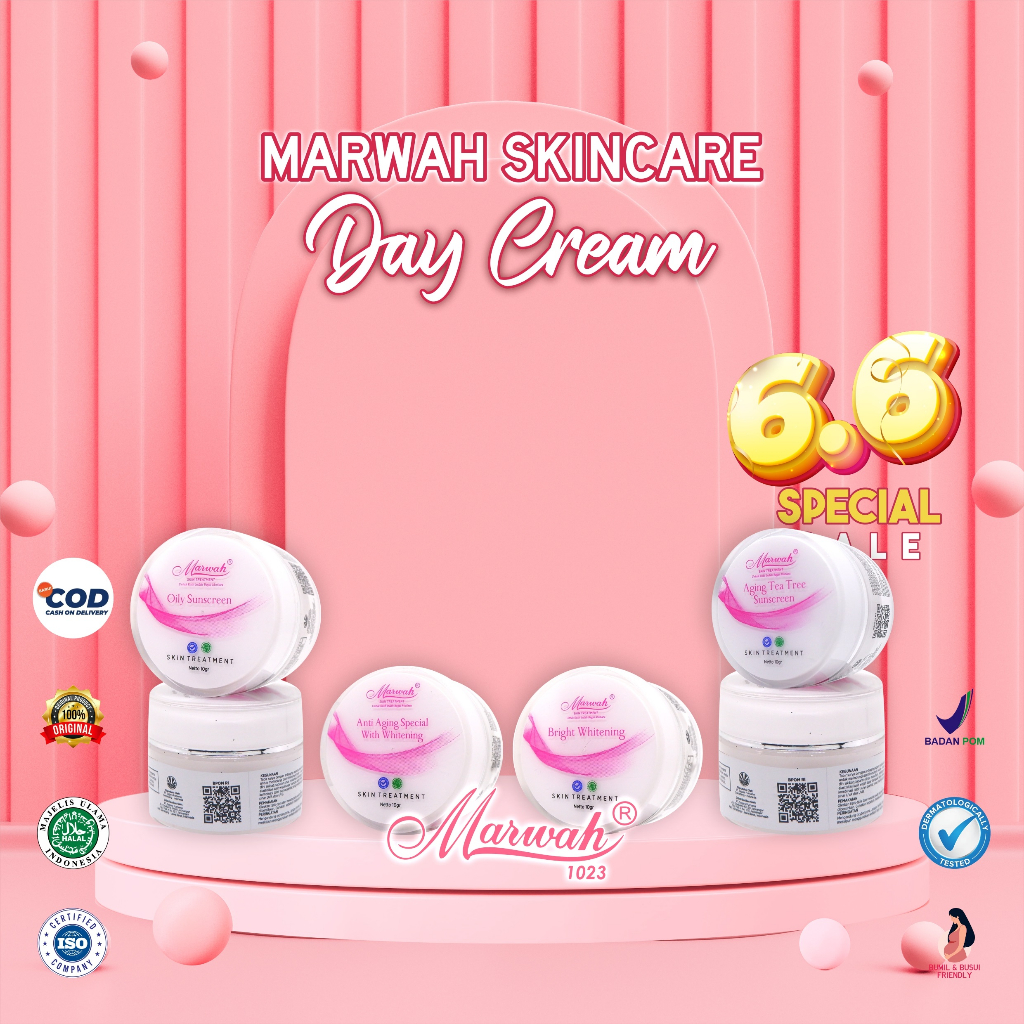 Marwah Day Cream | Krim Siang / Krim Pagi Marwah