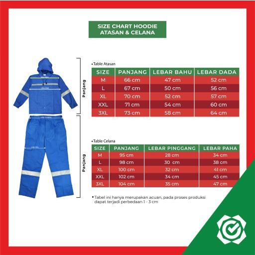 Wearpack Setelan Hoodie Baju Safety Seragam Kerja Proyek IMJ