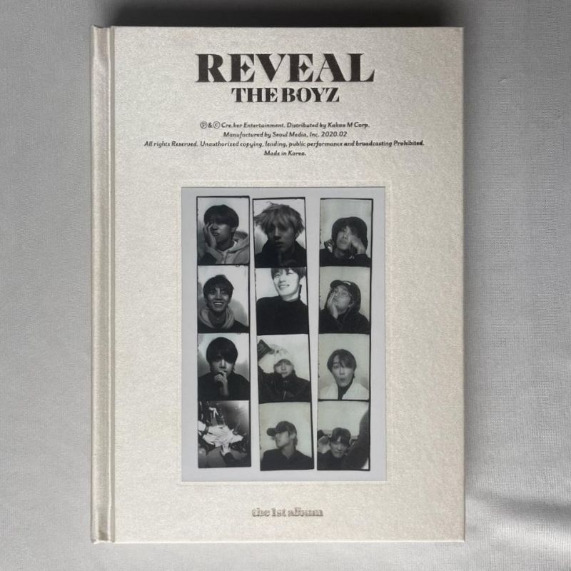 ALBUM THE BOYZ REVEAL BOY VER