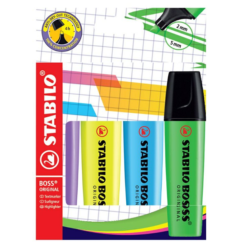 

Gramedia Banjarmasin - Stabilo Boss Original Set 4