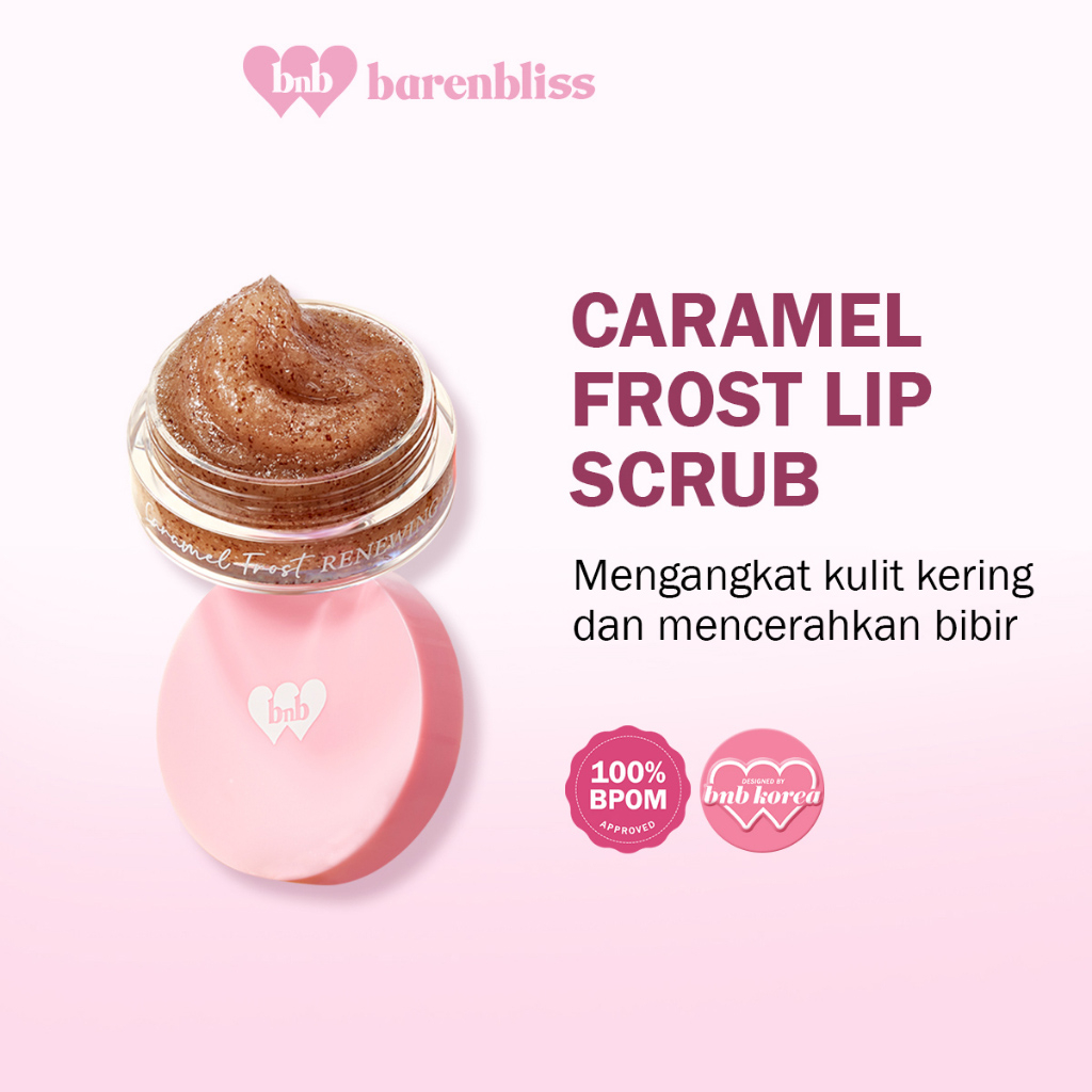 BNB Barenbliss Caramel Frost Renewing Lip Scrub