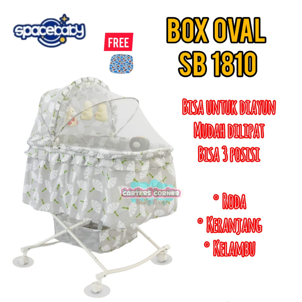 SPACE BABY TEMPAT TIDUR RANJANG BOX BAYI BOX TEMPAT TIDUR SB 1822 SB 1855 SB 1810