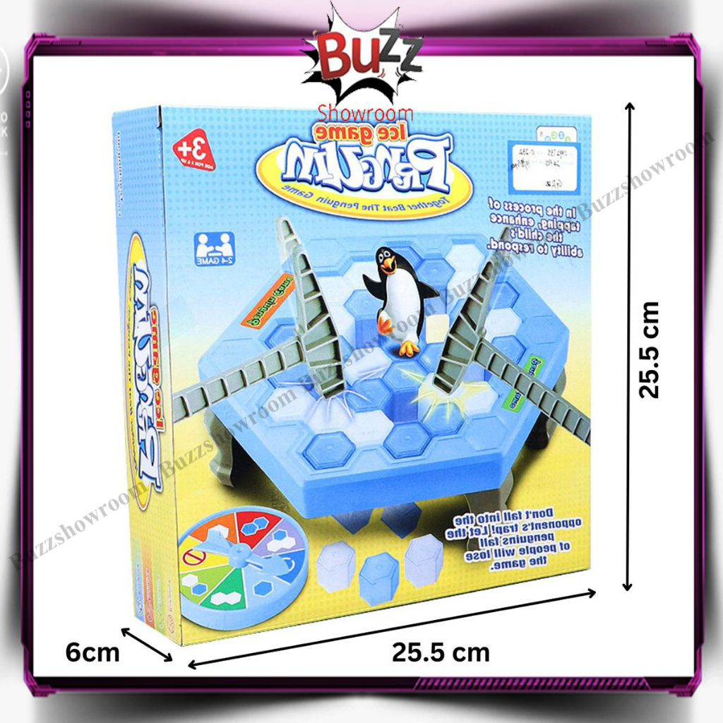 Penguin Trap Ice Breaking Mainan Keluarga Fun Family Time Pinguin