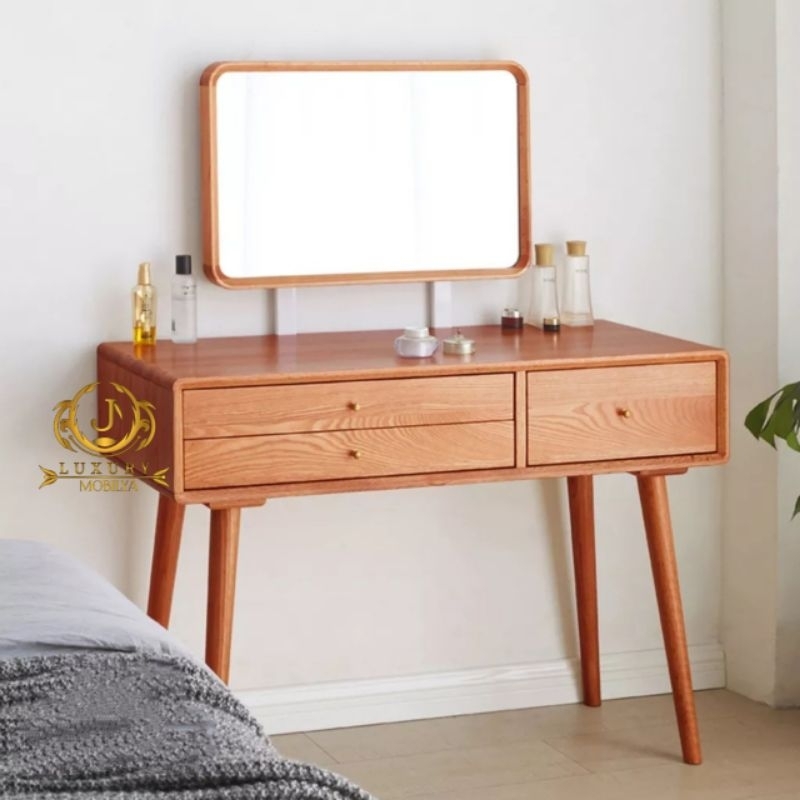 meja rias / meja rias minimalis / meja make up / meja kayu