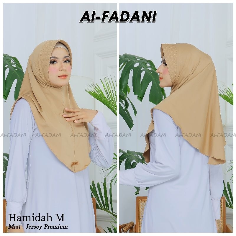 Hijab/Jilbab Hamidah Jersey Pad M