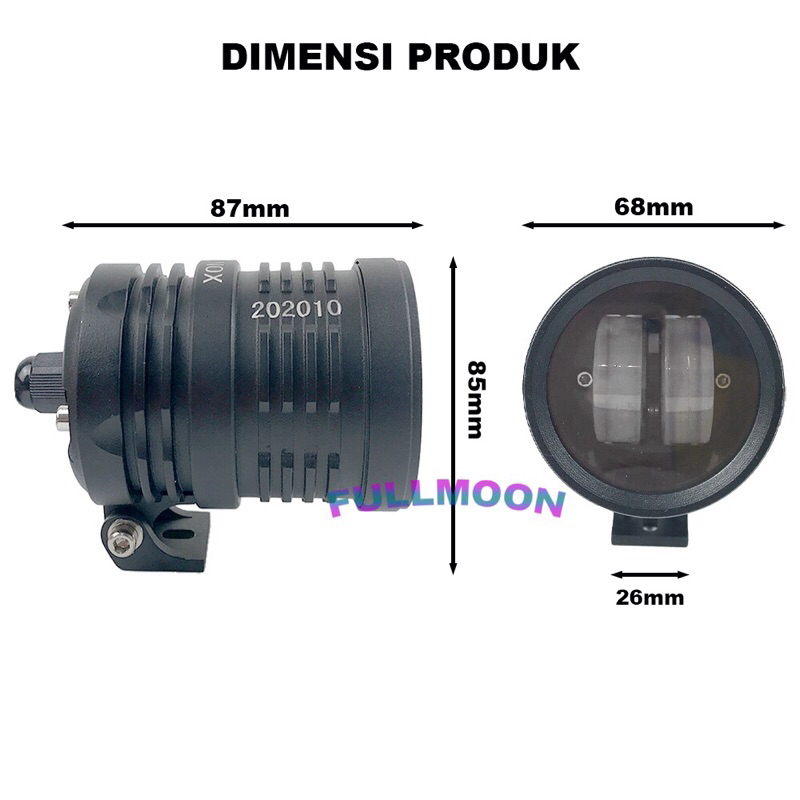 lampu led cree m4s nyala putih lampu tembak sorot led cree m4s kualitas grade a