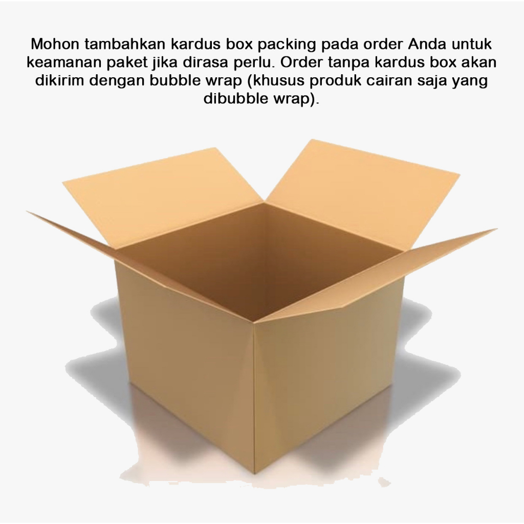 

Tambahan Box Kardus Packing | Untuk keamanan paket saat pengiriman
