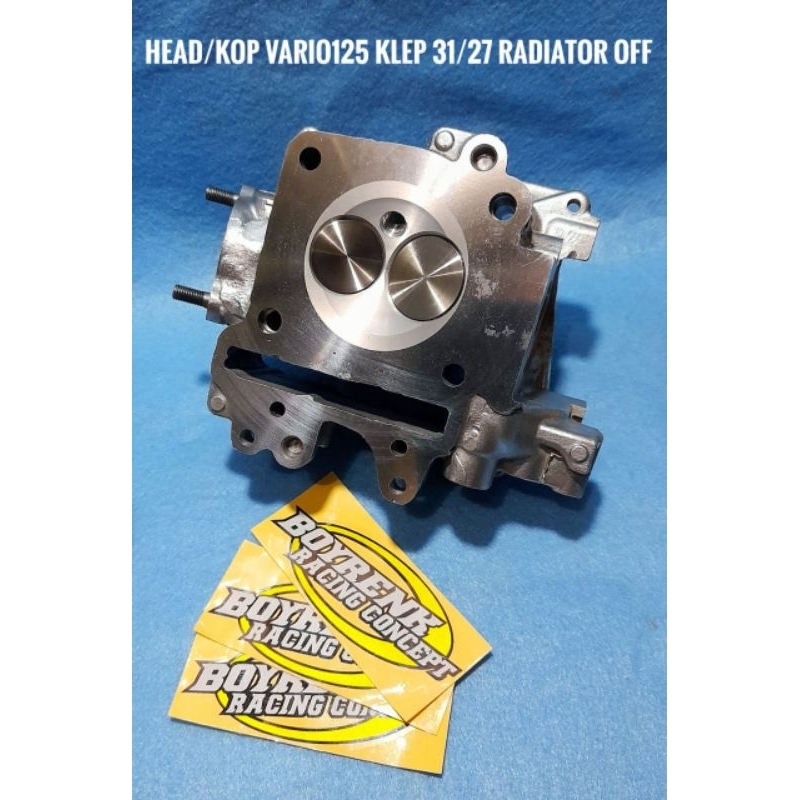 HEAD /KOP VARIO 125 |VARIO 150| KLEP 33/28 34/29 RADIATOR OFF-BOYRENK RACING