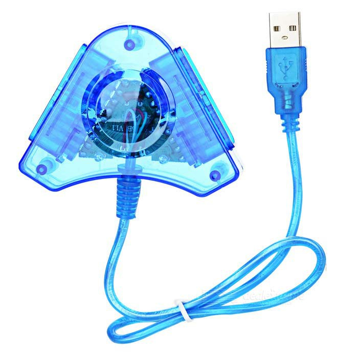 CONVERTER KONVERTER USB TO DOUBLE PS2 KE USB PC DAN LAPTOP