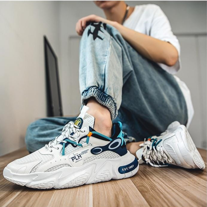 TBIG [COD] Sepatu Sneakers Pria PLHSPORT Sepatu Import Murah Pria Sekolah Kuliah Kerja